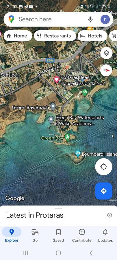 Cyprus Green Bay Beach House Located Behind Thalassa Holiday home